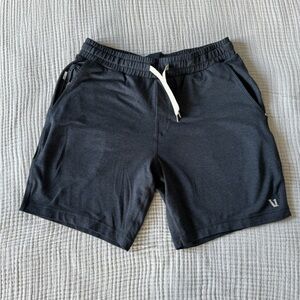 Vuori Ponto Shorts - Navy (“Midnight Heather”), Medium, Used